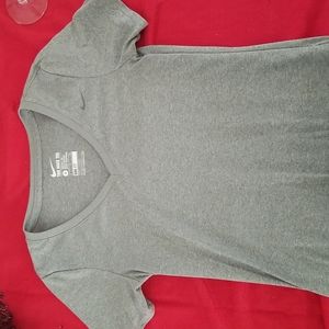 NIKE Dri-fit v-neck Tshirt,  grey, size small